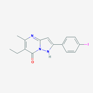 6-Ethyl-2-(4-iodo-phenyl)-5-methyl-pyrazolo[1,5-a]pyrimidin-7-ol