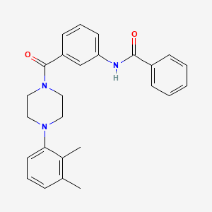 N-(3-{[4-(2,3-dimethylphenyl)-1-piperazinyl]carbonyl}phenyl)benzamide