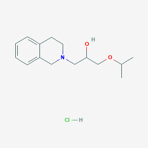 1-(3,4-dihydro-2(1H)-isoquinolinyl)-3-isopropoxy-2-propanol hydrochloride