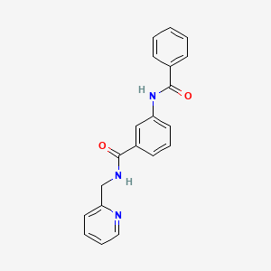 3-(benzoylamino)-N-(2-pyridinylmethyl)benzamide