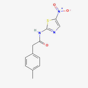 2-(4-methylphenyl)-N-(5-nitro-1,3-thiazol-2-yl)acetamide