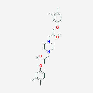 molecular formula C26H38N2O4 B4056691 1,1'-(1,4-piperazinediyl)bis[3-(3,4-dimethylphenoxy)-2-propanol] 