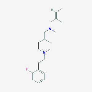 molecular formula C20H31FN2 B4056693 (2E)-N-({1-[2-(2-氟苯基)乙基]-4-哌啶基}甲基)-N,2-二甲基-2-丁烯-1-胺 