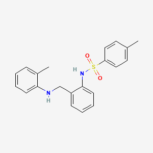 4-methyl-N-(2-{[(2-methylphenyl)amino]methyl}phenyl)benzenesulfonamide