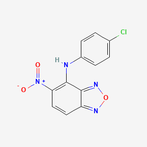 N-(4-chlorophenyl)-5-nitro-2,1,3-benzoxadiazol-4-amine