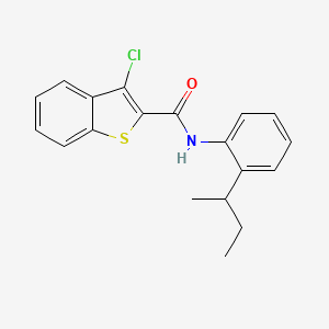 N-(2-sec-butylphenyl)-3-chloro-1-benzothiophene-2-carboxamide