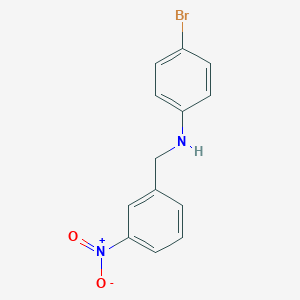 molecular formula C13H11BrN2O2 B405687 4-bromo-N-(3-nitrobenzyl)aniline 
