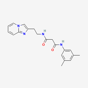 N-(3,5-dimethylphenyl)-N'-(2-imidazo[1,2-a]pyridin-2-ylethyl)malonamide