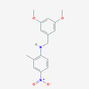 molecular formula C16H18N2O4 B405691 N-(3,5-dimethoxybenzyl)-2-methyl-4-nitroaniline 