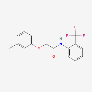 2-(2,3-dimethylphenoxy)-N-[2-(trifluoromethyl)phenyl]propanamide