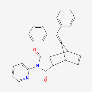 10-(diphenylmethylene)-4-(2-pyridinyl)-4-azatricyclo[5.2.1.0~2,6~]dec-8-ene-3,5-dione