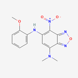 N~6~-(2-methoxyphenyl)-N~4~,N~4~-dimethyl-7-nitro-2,1,3-benzoxadiazole-4,6-diamine