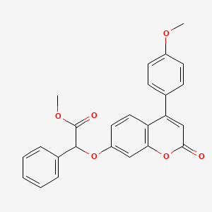 methyl {[4-(4-methoxyphenyl)-2-oxo-2H-chromen-7-yl]oxy}(phenyl)acetate