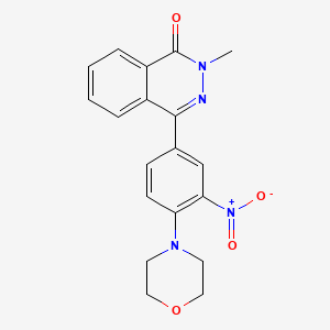 2-methyl-4-[4-(morpholin-4-yl)-3-nitrophenyl]phthalazin-1(2H)-one