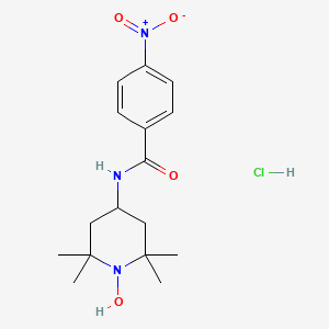 N-(1-hydroxy-2,2,6,6-tetramethyl-4-piperidinyl)-4-nitrobenzamide hydrochloride