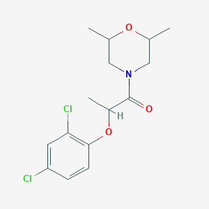 2-(2,4-Dichlorophenoxy)-1-(2,6-dimethylmorpholin-4-yl)propan-1-one