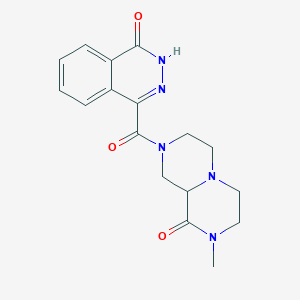 2-methyl-8-[(4-oxo-3,4-dihydrophthalazin-1-yl)carbonyl]hexahydro-2H-pyrazino[1,2-a]pyrazin-1(6H)-one