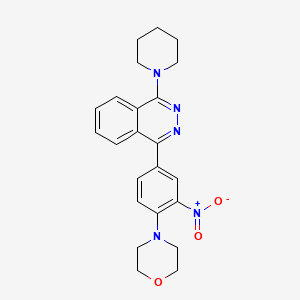 1-[4-(4-morpholinyl)-3-nitrophenyl]-4-(1-piperidinyl)phthalazine