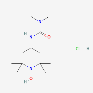 molecular formula C12H26ClN3O2 B4057208 N'-(1-hydroxy-2,2,6,6-tetramethyl-4-piperidinyl)-N,N-dimethylurea hydrochloride 