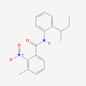 molecular formula C18H20N2O3 B4057398 N-(2-叔丁基苯基)-3-甲基-2-硝基苯甲酰胺 