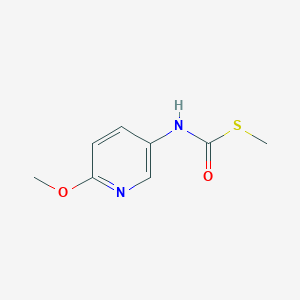 S-Methyl (6-methoxy-3-pyridinyl)carbamothioate