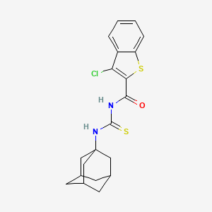 1-(ADAMANTAN-1-YL)-3-(3-CHLORO-1-BENZOTHIOPHENE-2-CARBONYL)THIOUREA