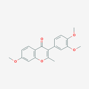 3-(3,4-dimethoxyphenyl)-7-methoxy-2-methyl-4H-chromen-4-one