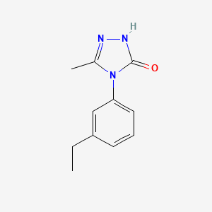 4-(3-ethylphenyl)-5-methyl-2,4-dihydro-3H-1,2,4-triazol-3-one