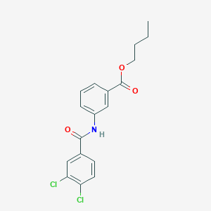 Butyl 3-[(3,4-dichlorobenzoyl)amino]benzoate