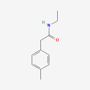 molecular formula C11H15NO B4057903 N-ethyl-2-(4-methylphenyl)acetamide 