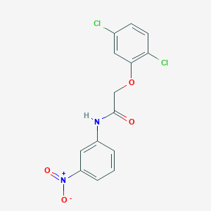 molecular formula C14H10Cl2N2O4 B405798 2-(2,5-dichlorophenoxy)-N-(3-nitrophenyl)acetamide 