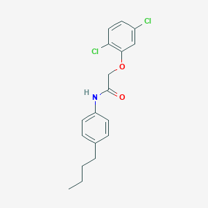 molecular formula C18H19Cl2NO2 B405799 N-(4-butylphenyl)-2-(2,5-dichlorophenoxy)acetamide 