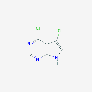molecular formula C6H3Cl2N3 B040580 4,5-Dichloro-7H-pyrrolo[2,3-D]pyrimidine CAS No. 115093-90-8