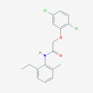 molecular formula C17H17Cl2NO2 B405801 2-(2,5-dichlorophenoxy)-N-(2-ethyl-6-methylphenyl)acetamide 