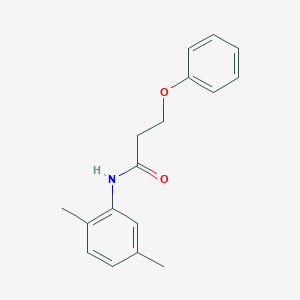 molecular formula C17H19NO2 B405811 N-(2,5-dimethylphenyl)-3-phenoxypropanamide CAS No. 304889-02-9