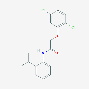 molecular formula C17H17Cl2NO2 B405814 2-(2,5-Dichloro-phenoxy)-N-(2-isopropyl-phenyl)-acetamide 