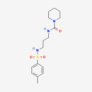 N-(3-{[(4-methylphenyl)sulfonyl]amino}propyl)-1-piperidinecarboxamide