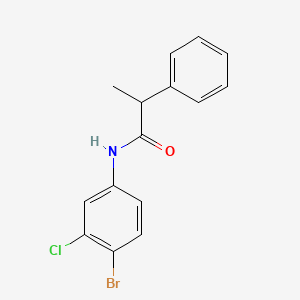N-(4-bromo-3-chlorophenyl)-2-phenylpropanamide