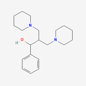 molecular formula C20H32N2O B4058263 1-phenyl-3-(1-piperidinyl)-2-(1-piperidinylmethyl)-1-propanol 