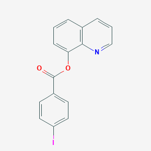 molecular formula C16H10INO2 B405836 Quinolin-8-yl 4-iodobenzoate 