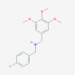 N-(4-fluorobenzyl)-N-(3,4,5-trimethoxybenzyl)amine
