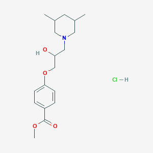 methyl 4-[3-(3,5-dimethyl-1-piperidinyl)-2-hydroxypropoxy]benzoate hydrochloride
