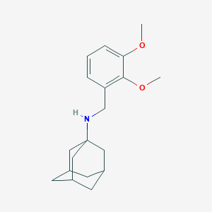 molecular formula C19H27NO2 B405844 N-(2,3-dimethoxybenzyl)tricyclo[3.3.1.1~3,7~]decan-1-amine 