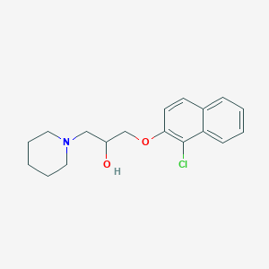 1-[(1-chloro-2-naphthyl)oxy]-3-(1-piperidinyl)-2-propanol