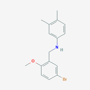 N-{[5-bromo-2-(methyloxy)phenyl]methyl}-3,4-dimethylaniline