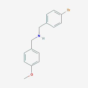 molecular formula C15H16BrNO B405858 N-(4-bromobenzyl)-N-(4-methoxybenzyl)amine 