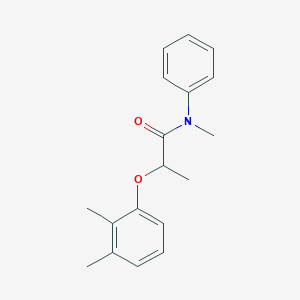 molecular formula C18H21NO2 B4058581 2-(2,3-dimethylphenoxy)-N-methyl-N-phenylpropanamide 