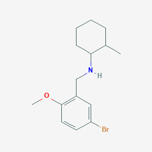 molecular formula C15H22BrNO B405864 N-(5-bromo-2-methoxybenzyl)-2-methylcyclohexanamine CAS No. 5570-87-6