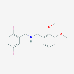molecular formula C16H17F2NO2 B405871 N-(2,5-difluorobenzyl)(2,3-dimethoxyphenyl)methanamine CAS No. 355382-09-1