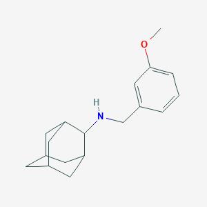 molecular formula C18H25NO B405874 N-(3-methoxybenzyl)-2-adamantanamine 